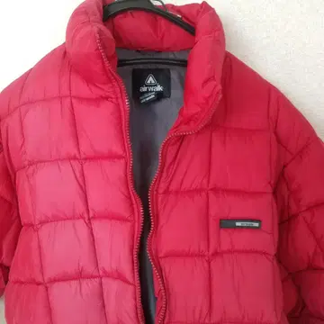 airwalk 빨간색 퀼팅 코트