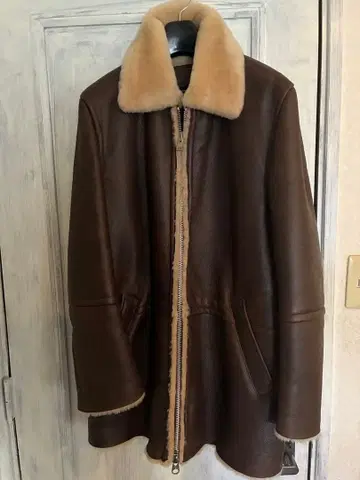 zucca 리얼 무스탕 가죽 자켓