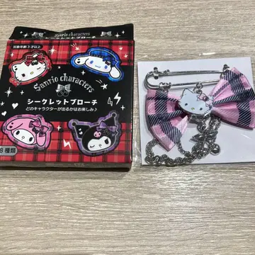 산리오 시크릿 브로치 스위트 락앤체크 챠미키티
