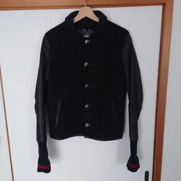 슬로우 건 앤 코. 바시티 자켓 사이즈 2 블랙