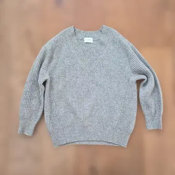 UNITED ARROWS 오버 사이즈 니트 그레이