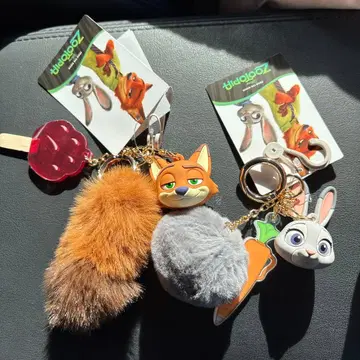 주토피아 키링 2종 세트 시마무라