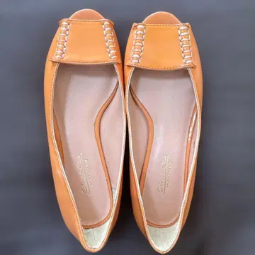 오렌지 플랫슈즈