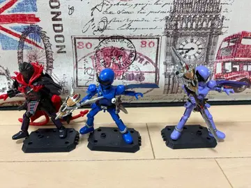 일본 미발매 Blokees 킹오거 삼체 세트 잠자리, 파피용, 데스나락