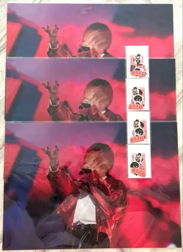 STPR EXPO 클리어 포스터 스티커 세트 앗토