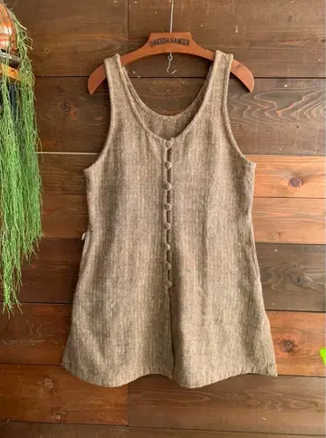 우사토 수제 직조 튜닉 의류