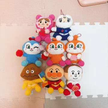 호빵맨 봉제 인형 8개 세트