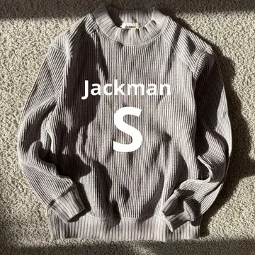 Jackman Waffle Midneck 와플 S 그레이