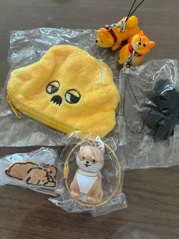 강아지 캐릭터 키링 5개 세트