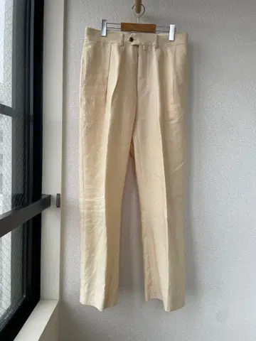 NEAT 니트 린넨 와이드 팬츠 슬랙스 스펜스 브라이슨