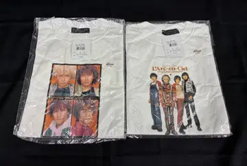 미개봉 L'Arc~en~Ciel 티셔츠 1998년제 M사이즈 2세트
