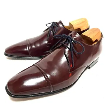 새상품급 PAUL SMITH 스트레이트 팁 7(25.5cm) 보르도