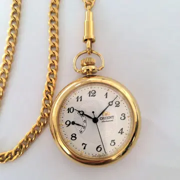 [ 절판 ] 구하기 어려움 오리엔트 파워 리저브 수동 와인딩 회중시계