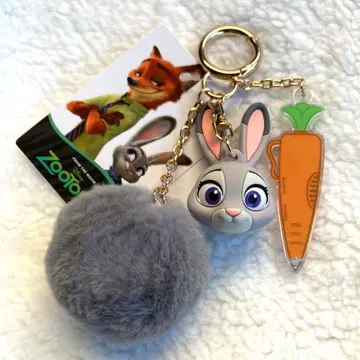 새상품 시마무라 주토피아 주디 팝스 입체 참 키링