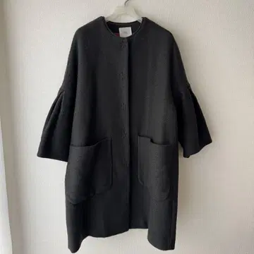 IENA LA BOUCLE 암젠 W 크로스 케이프 코트 그레이 36