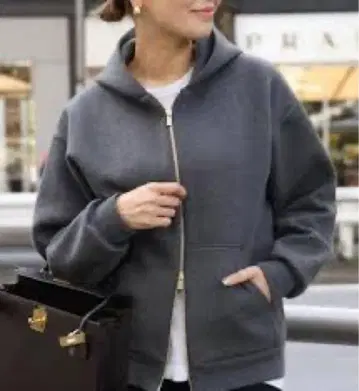 두지엠 클라세 오버 사이즈 지퍼 후디