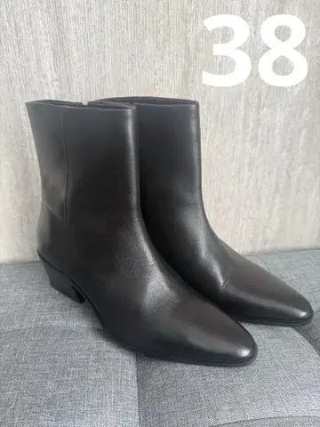 최종 가격 ZARA 가죽 숏부츠 38