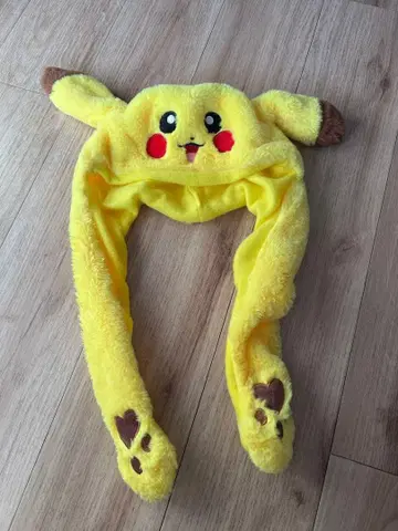 피카츄 귀 쫑긋 인형옷 모자 모자 귀가 움직이는 어린이 성인