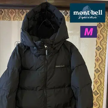 새상품급 MONT-BELL 몽벨 후드 롱 다운 블랙 여성용 M