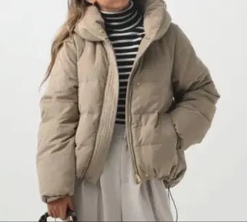 BAYFLOW 2024 코듀로이 리버서블 다운 (모카/M 사이즈)