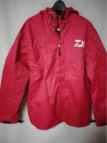 다이와 후드 부착 자켓 빨간색