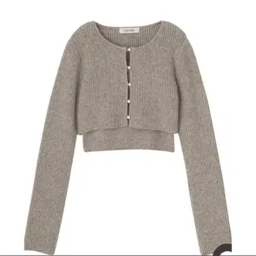 COCO DEAL 펄 숏 가디건 x 탱크탑