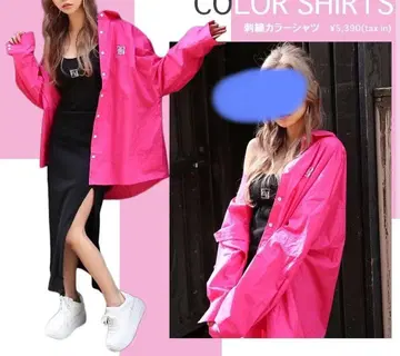 BLACK QUEEN 핑크 긴팔 셔츠 구매 전 댓글 부탁드립니다