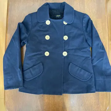 t.yamai paris 네이비 더블 브레스트 코트