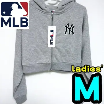 [새상품] 양키스 후드티 M 여성용 MLB 공식 그레이 풀 집업