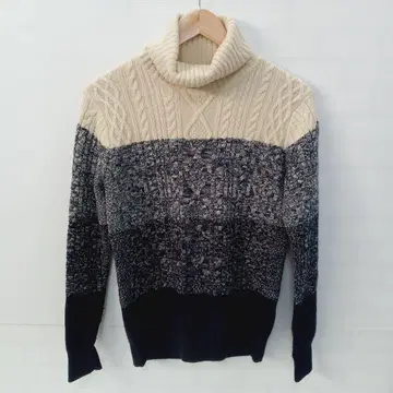 12.10 S568P 선박 스칼라 스웨터 울 혼방 M