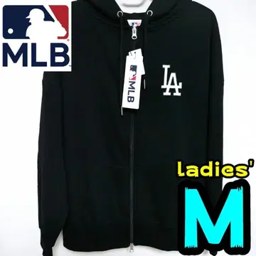 [ 새상품 ] 다저스 후드티 M 여성용 MLB 공식 풀 집업 LA 블랙