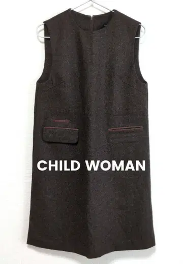 CHILD WOMAN 슬리브리스 원피스