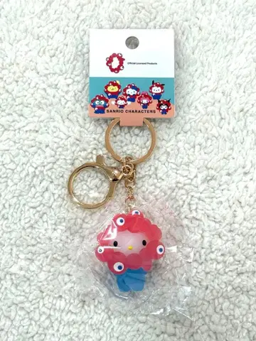 키티 오사카 간사이 만박 미야쿠미야쿠 산리오 나리키리 키링 클리어 컬러
