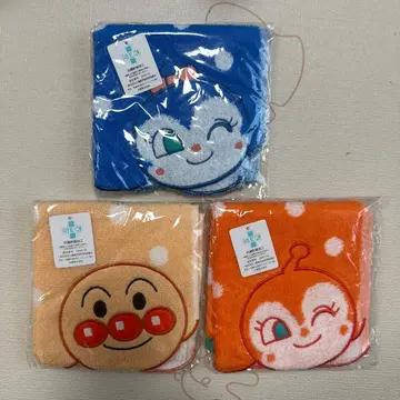 호빵맨 타월 3장 세트