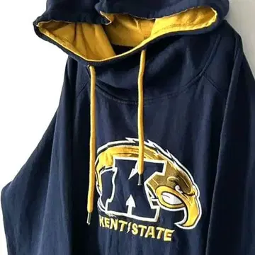 콜로세움 KENT STATE 자수 후드티 XL 네이비 구제 의류