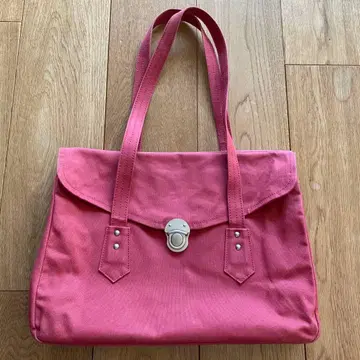 핑크 플랩 토트백