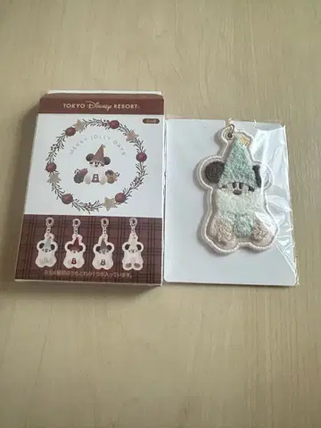 도쿄 디즈니 리조트 크리스마스 리루린린 키체인 파랑