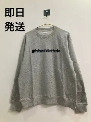thisisneverthat 그레이 맨투맨 남녀 공용 M
