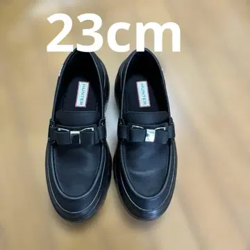 헌터 HUNTER 레인 슈즈 로퍼 통굽