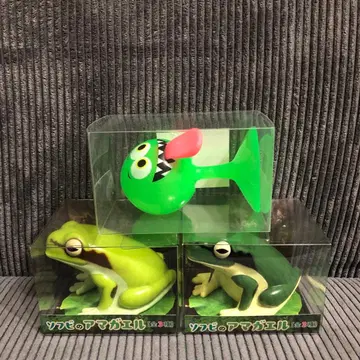 소프트 비닐 청개구리 + 덤 3종 세트