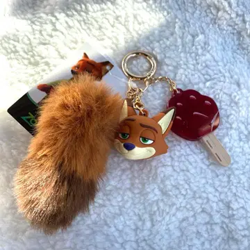 새상품 시마무라 주토피아 닉 와일드 입체 참 키링