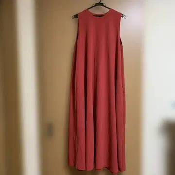 빨간색 롱 원피스 기모노 리메이크 빅 사이즈