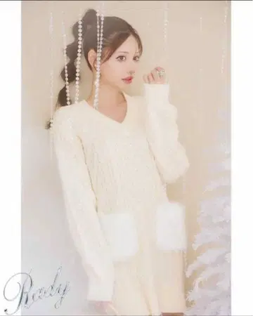 택 포함 새상품 Rady 포켓 퍼 니트 원피스