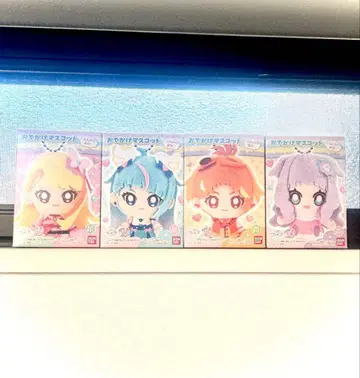 와글와글 스카이! 프리큐어 외출 마스코트 4체 세트 미사용 새상품