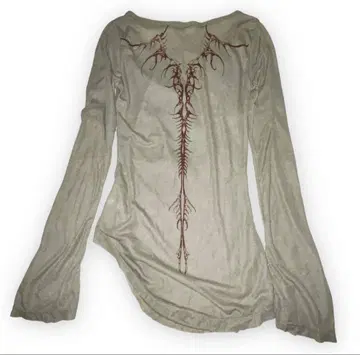 Tribal 긴팔 y2k grunge 페어리코어 로고