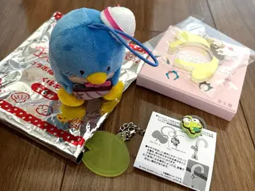 산리오 마스코트 턱시도샘 키링 푸딩 우산 클립 케로피