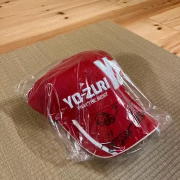 YO-ZURI 메쉬 캡 빨간색