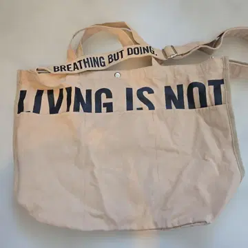 AZUL by MOUSSY 메시지 토트백