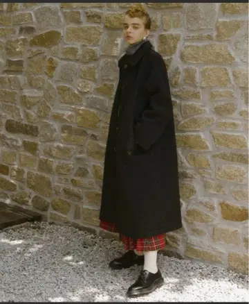 [새상품] 샤기 롱 코트