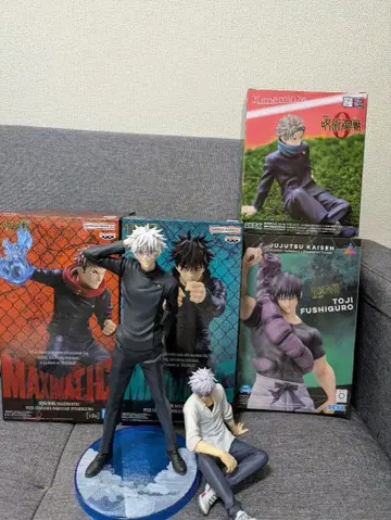 주술회전 피규어 세트 고죠 사토루 후시구로 이타도리 이누마키